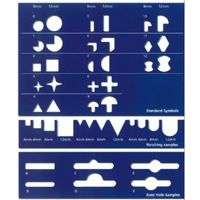 PERFOSET STANDARD SYMBOLS 8 MM INTERCAMBIABLES